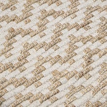 Felicia Recycled Cotton & Jute Pouffe